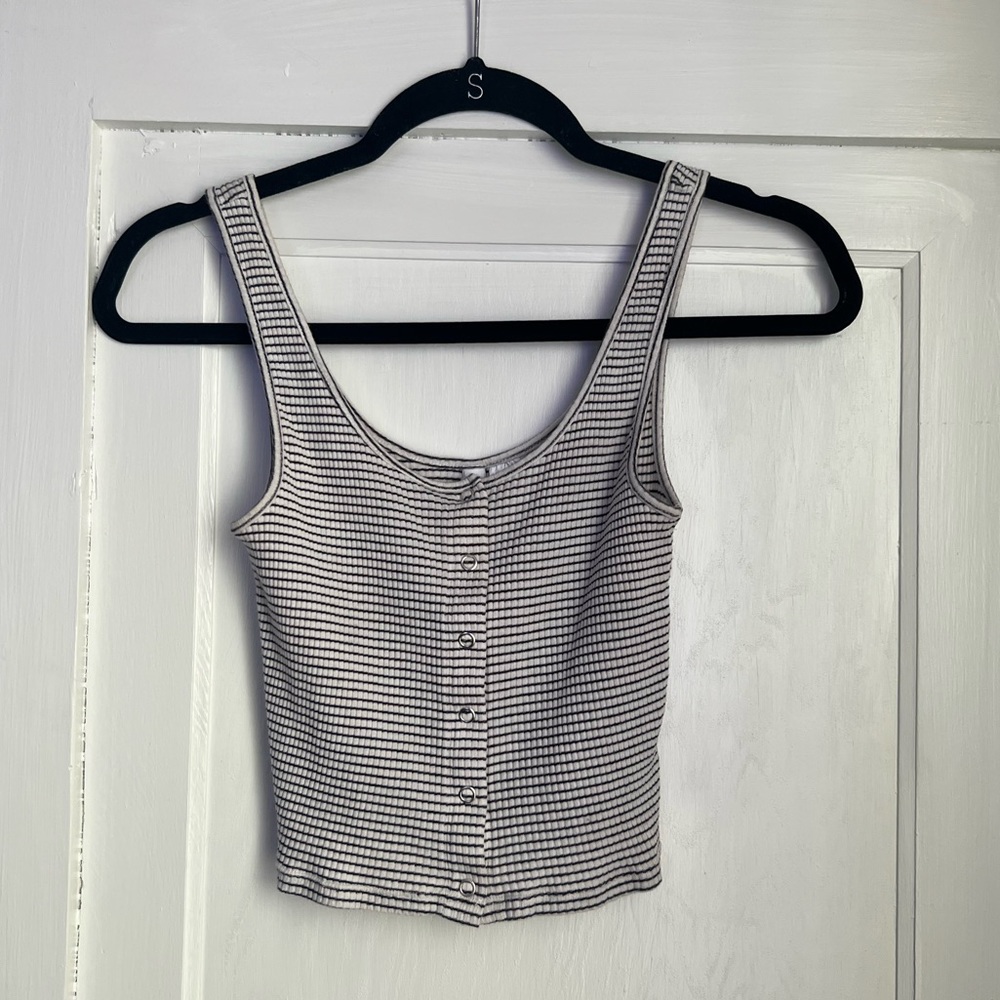 H&M Striped Small Tank Top